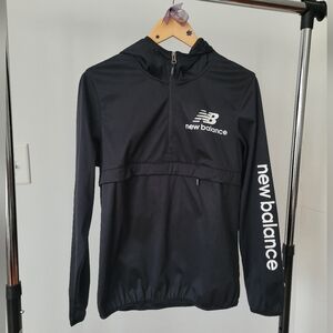 New Balance Black Windbreaker Hoodie